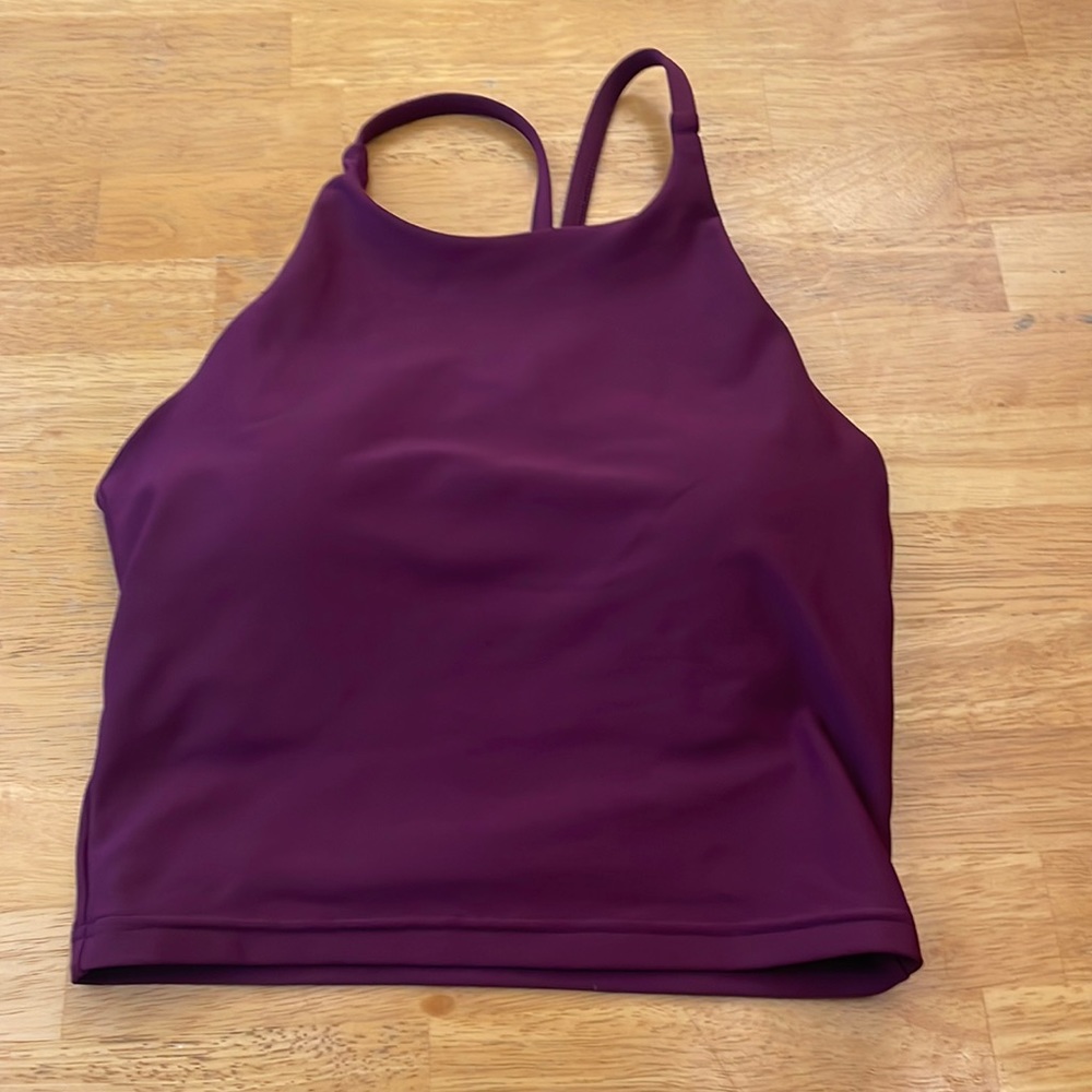 Small maroon athletic tank top. Excellent condition